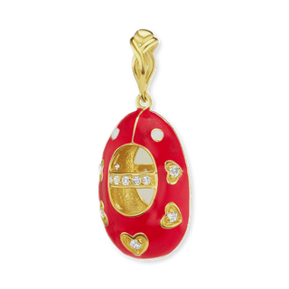 Baby Shoe with CZ's Charm (30 x 13mm)