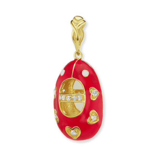 Baby Shoe with CZ's Charm (30 x 13mm)