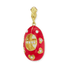 Baby Shoe with CZ's Charm (30 x 13mm)