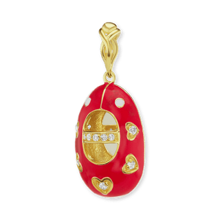 Baby Shoe with CZ's Charm (30 x 13mm)