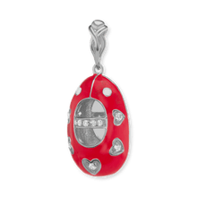 Load image into Gallery viewer, Baby Shoe with CZ&#39;s Charm (30 x 13mm)
