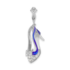Woman Heel with CZ's Charm (30 x 11mm)