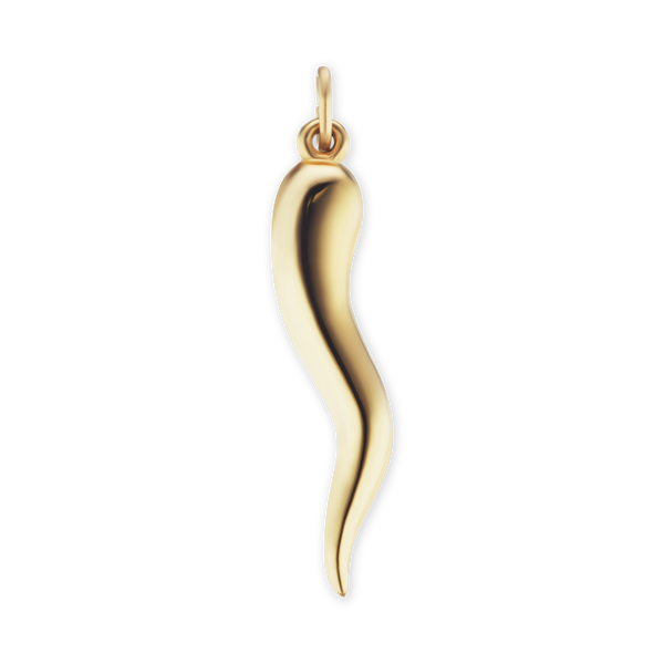 ITI NYC Lucky Italian Horn Amulet in Sterling Silver