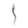 ITI NYC Lucky Italian Horn Amulet in Sterling Silver