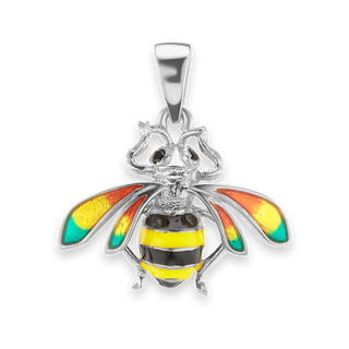 Bee Charm with CZ's (24 x 22mm)