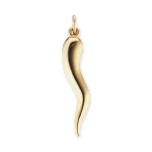 ITI NYC Italian Horn Pendant in 14K Gold