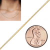 Bulk / Spooled Medium Round Cable Chain in 10K Yellow Gold (0.95 mm - 2.00 mm)