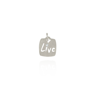 Word Charm Live Cut Out Charm (15 x 10mm)