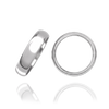 ITI NYC Sterling Silver Comfort Fit Wedding Bands (2.0 mm - 8.0 mm)