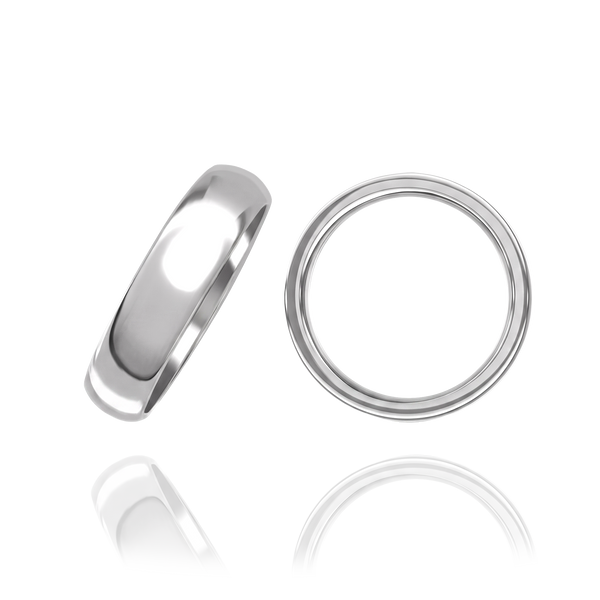 ITI NYC Sterling Silver Comfort Fit Wedding Bands (2.0 mm - 8.0 mm)
