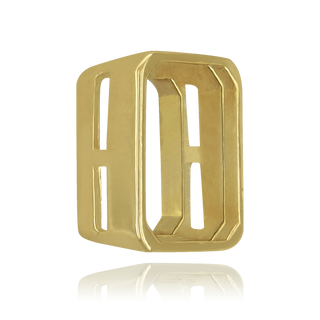 ITI NYC Emerald Shape Tapered Bezels With Airline in 14K Gold (5.00 x 3.00 mm - 10.00 x 8.00 mm)