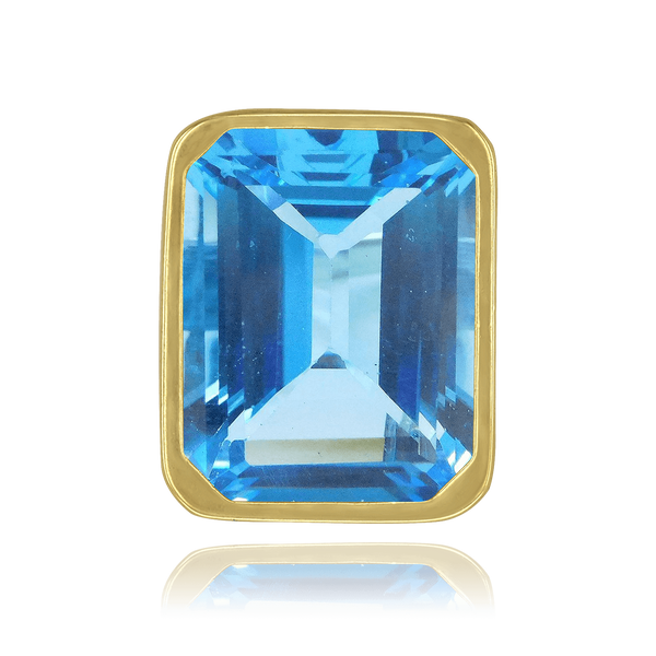 ITI NYC Emerald Shape Tapered Bezels With Airline in 14K Gold (5.00 x 3.00 mm - 10.00 x 8.00 mm)