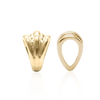 ITI NYC Fancy Bails with Fluted Design (6.0 mm)