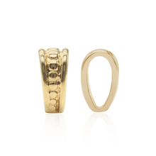 Load image into Gallery viewer, ITI NYC Fancy Tapered Bails with Beaded Pattern (9.0 mm)
