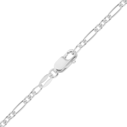 Forsyth St. Fancy Cable Chain Necklace in Sterling Silver