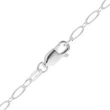 Load image into Gallery viewer, Fashion Ave. Oval Cable Chain Necklace in Sterling Silver
