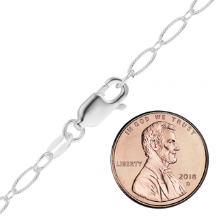 Fashion Ave. Oval Cable Chain Bracelet in Sterling Silver