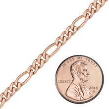 Load image into Gallery viewer, Bulk / Spooled Classic Figaro Chain in 14K Rose Gold-Filled (4.00 mm)
