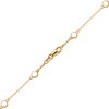 Finished Diamond by the Yard Cable Anklet in 14K Yellow Gold (No Stones)