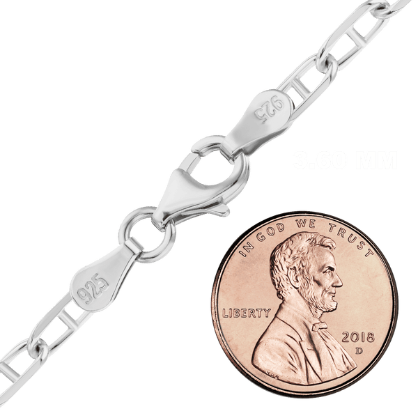 Arthur Ave. Anchor Chain Bracelet in Sterling Silver