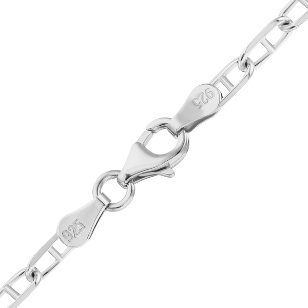 Arthur Ave. Anchor Chain Bracelet in Sterling Silver