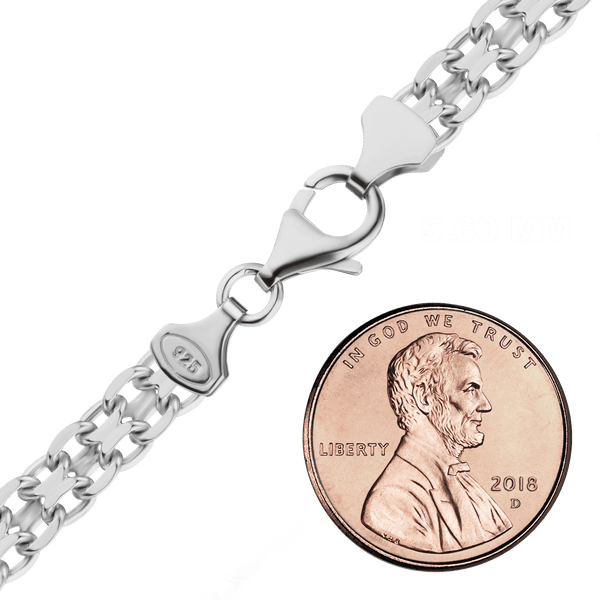 Broome St. Bizmark Chain Necklace in Sterling Silver
