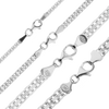 Broome St. Bizmark Chain Anklet in Sterling Silver