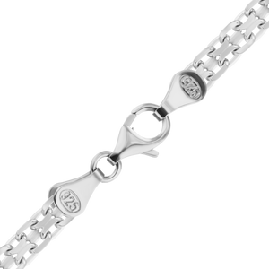 Broome St. Bizmark Chain Anklet in Sterling Silver