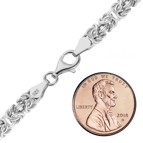 Bond St. Byzantine Chain Bracelet in Sterling Silver