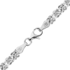 Bond St. Byzantine Chain Anklet in Sterling Silver