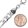 Fulton St. Figaro Chain Bracelet in Sterling Silver