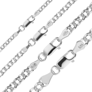 Soho Rolo Chain Necklace in Sterling Silver