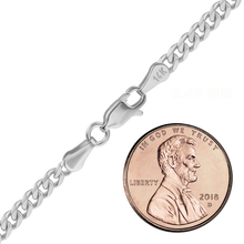 Load image into Gallery viewer, Bowery Curb Anklet in 14K White Gold
