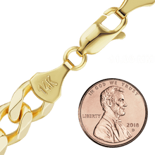 Load image into Gallery viewer, Bowery Curb Bracelet in 14K Yellow Gold
