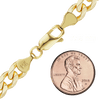 Bowery Curb Anklet in 14K Yellow Gold