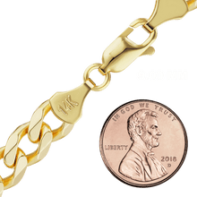 Load image into Gallery viewer, Bowery Curb Chain Necklace in 10K Yellow Gold
