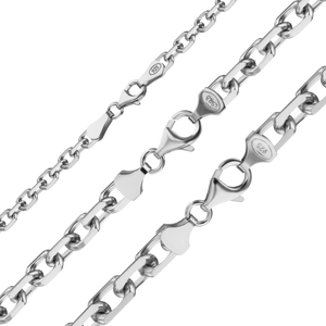 Delancey St. Diamond Cut Cable Chain Bracelet in Sterling Silver