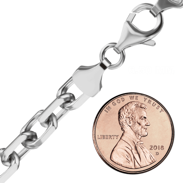 Delancey St. Diamond Cut Cable Chain Necklace in Sterling Silver