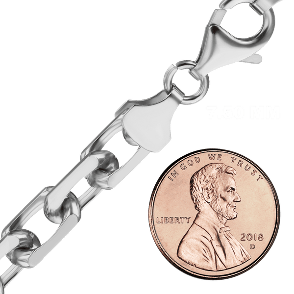Delancey St. Diamond Cut Cable Chain Necklace in Sterling Silver