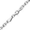 Delancey St. Diamond Cut Cable Chain Anklet in Sterling Silver
