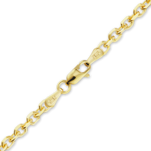 Load image into Gallery viewer, Delancey St. Diamond Cut Cable Bracelet in 14K Yellow Gold
