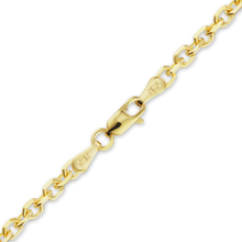 Load image into Gallery viewer, Delancey St. Diamond Cut Cable Anklet in 14K Yellow Gold
