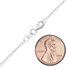 Domed Soho Rolo Chain Necklace in Sterling Silver