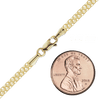 Diamond District Bizmark Anklet in 14K Yellow Gold
