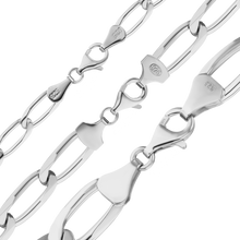 Load image into Gallery viewer, East Bowery Curb Chain Anklet in Sterling Silver
