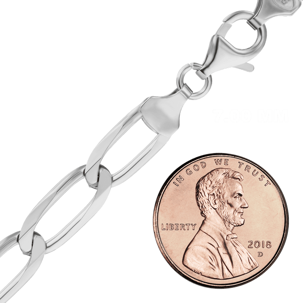 East Bowery Curb Chain Necklace in Sterling Silver