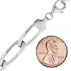 East Bowery Curb Chain Necklace in Sterling Silver