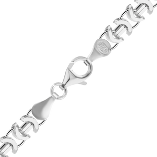 New Amsterdam Byzantine Chain Necklace in Sterling Silver