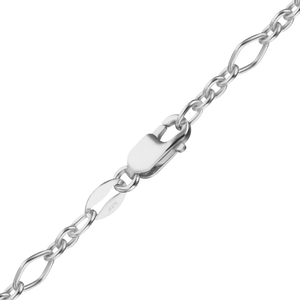 Freedom Place Fancy Cable Chain Necklace in Sterling Silver