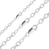 Foley Square Round Textured Cable Chain Necklace in Sterling Silver